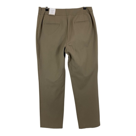 Chico's Womens Dress Pants Size 1.5 (10) Short The Ultimate Fit Side Zip Taupe - Picture 2 of 7